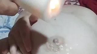 More wax for her tits