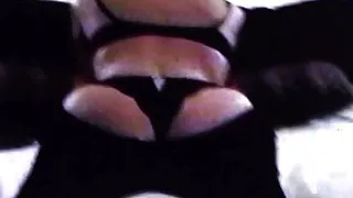 Wife showing off in lingerie