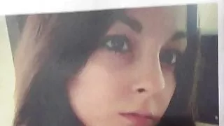 New cum tribute on Italian beauty