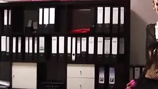 Lovely anorexic secretary