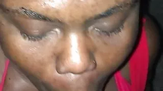 Sensual dick sucking