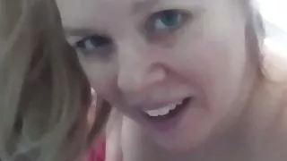 Pretty white girl gets her pussy ATEN out by BBC
