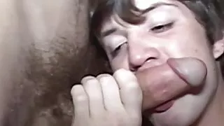 Horny homos swallow cock and cum like mad in foursome