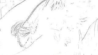 My sexy yellow bone playing in precum