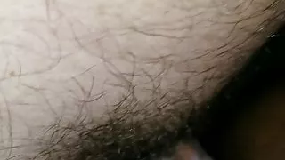 Creampie ebony wife pussy