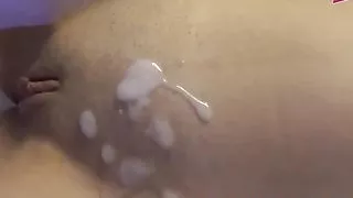 Romanian Bitch from chat privat cum on pussy from german boy