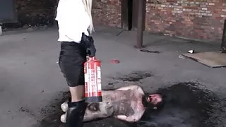 Hogtied And Tortured At The British Institution. Preview.