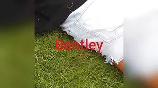 Milf in denim shorts