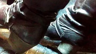 Pedal pumping and cranking in my boots, close up angle TEASER