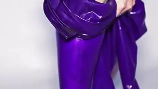 Latex straightjacket