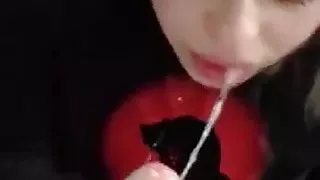 not My SISTER enjoying sucking