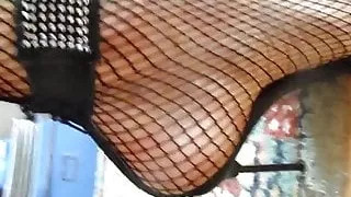 walking with fishnets