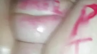 SLOWED - BBW Gets Fisted and squirts