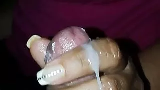 handjob with huge thick cumshot puno sperme