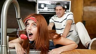 BraceFaced - Petite Teen Gets Her Harness Fucked Off