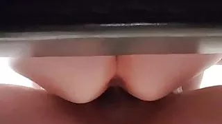 Loud orgasm while fucking wife's hairy pussy