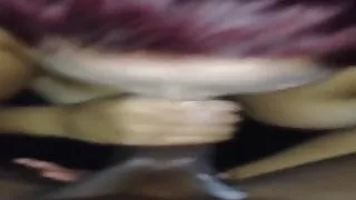 Getting Blown By A Horny Redhead - POV
