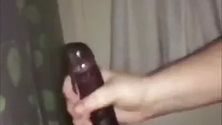 She pulled the cum out