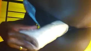 Afrikansk, Stor Pik, Sort, Dildo, Ebony, Fisse