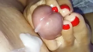 footjob cumshots