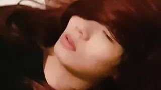 Crossdresser masturbate and cum hard