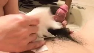 Japanese Amateur Mistress to Eat up after Ejaculation