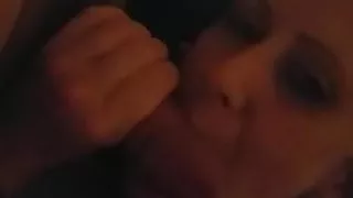 Tiger sucks my cock nice & sloppy