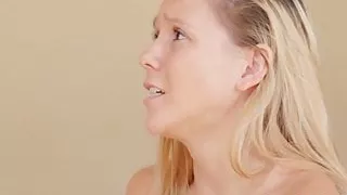 Young babe caught using toys punished with interracial fuck