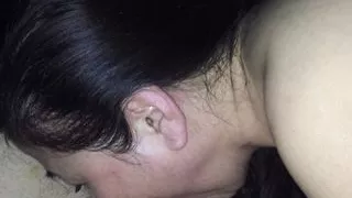 Cum through nose of chinese milf