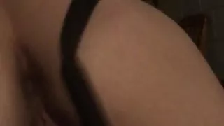 Whipping her asshole