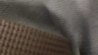 Mature Woman Leg Spread at Train