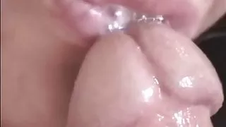 Pierced Tongue - Closeup Blowjob