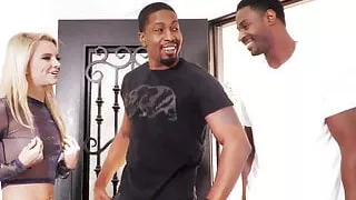 Riley Star Interracial Threesome Sex With BBC