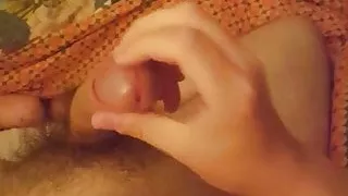 Wank and cum