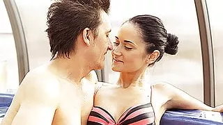 OLD4K. Old lover nicely penetrates black-haired chick…