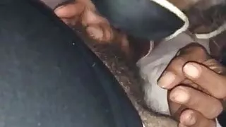 Black bitch sucks my cock