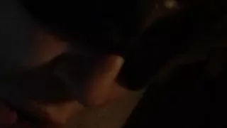 My French SlutWife suck me and talk in darkness