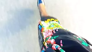 POV Walking in a floral dress