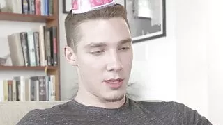 Young men celebrate birthday with raw anal penetration