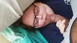 quick blowjob from random white girl