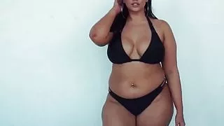 Plus Size Bikini Try On