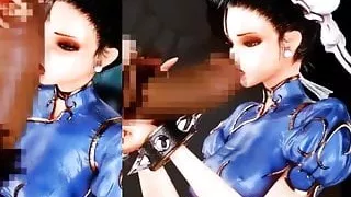 Chun Li is a slut for big cock!