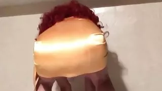 Dany yellow mini dress ant g string.