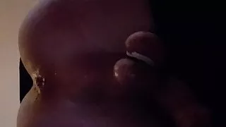 Swedish sissy gape shower bottle slapping tied blue balls