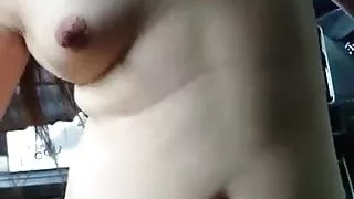 cow girl milf in car