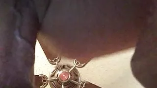 E's pussy and my cock....