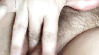 Bi wife playing with her self