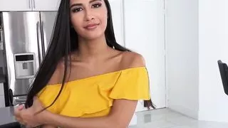 gorgeous native american teen pounded passionately after blowjob 