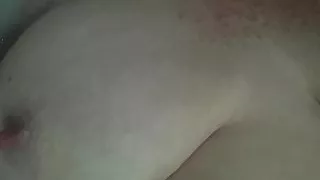 Bbw big tits nipple bath