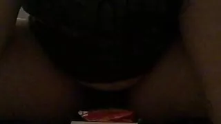 Chubby puppy pissing